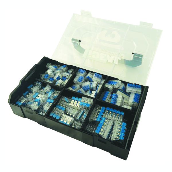 Picture of 200 Piece 6mm & 4mm Lever kit containing 60x 2-Port, 40x 3 Port, 25x 5-Port 4mm, 75x 6mm