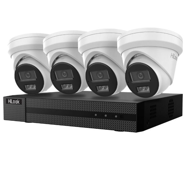 Picture of KIT 4x 6MP Cameras 4-Ch NVR Security Surveillance Kit. No HDD Included