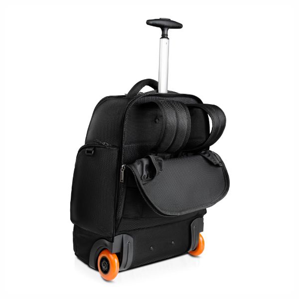 Picture of Atlas Wheeled Laptop Backpack. Notebooks 13-17.3''. Felt-lined iPad/Kindle/tablet