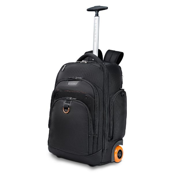 Picture of Atlas Wheeled Laptop Backpack. Notebooks 13-17.3''. Felt-lined iPad/Kindle/tablet