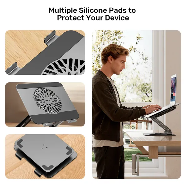 Picture of Adjustable Laptop Stand with Detachable Cooling Fan