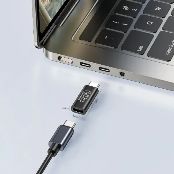 Picture of DataShield USB-C Data Blocker Adapter. Secure Personal Data with safe & stable fast PD240W