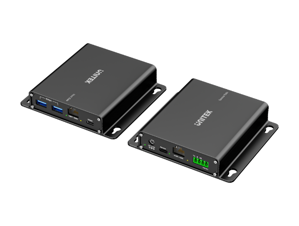 Picture of 100M USB 5Gbps Extender Over Ethernet with Hub USB-C Input (Host).