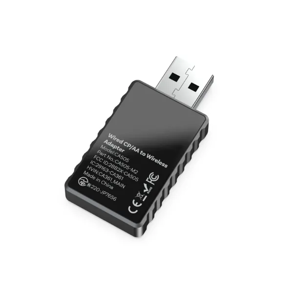 Picture of 2-in-1 Wired CarPlay / Android Auto to Wireless Adapter. Plug & Play