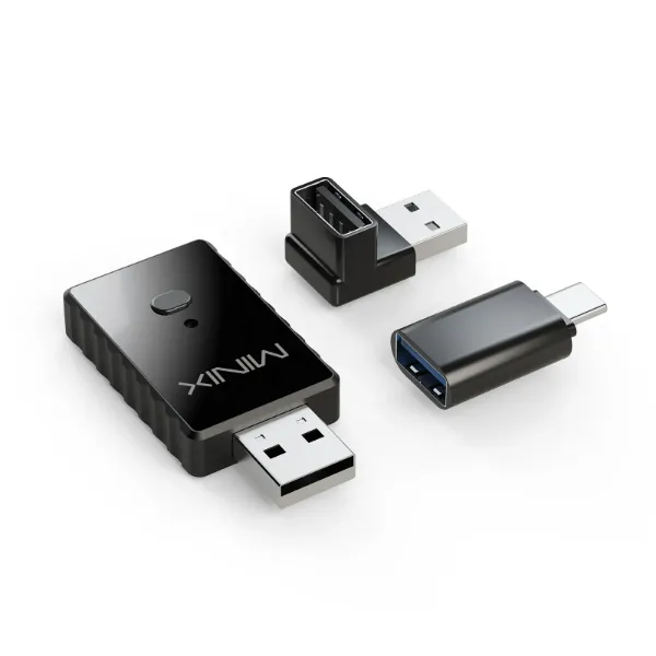 Picture of 2-in-1 Wired CarPlay / Android Auto to Wireless Adapter. Plug & Play