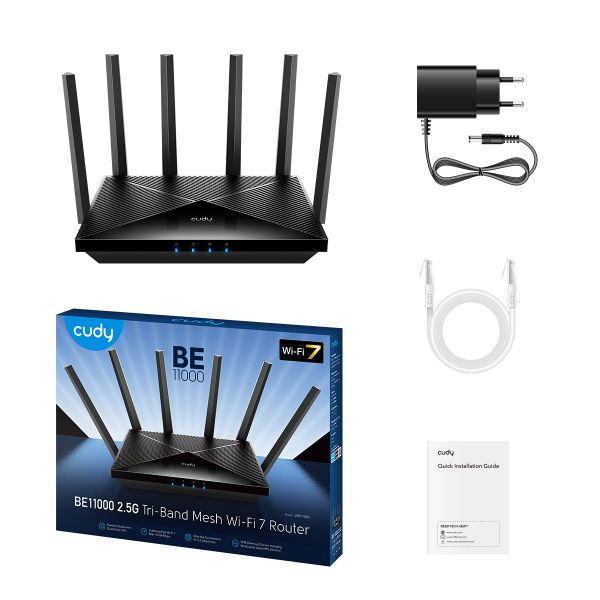 Picture of BE6500 2.5G Dual-Band Wi-Fi 7 Router - DEMO UNIT Core CPU. 6-Stream Dual Wi-Fi