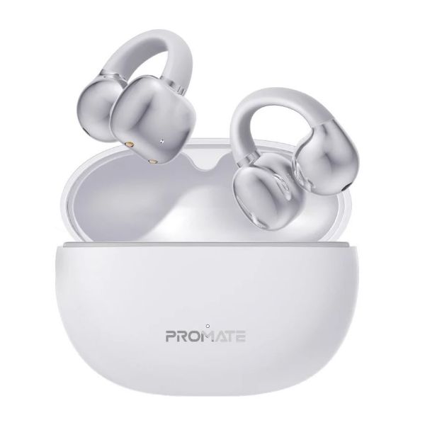 Picture of Open Ear Clip-on Bluetooth Earbuds w Intellitouch Smart Control incl 500mAh Recharging