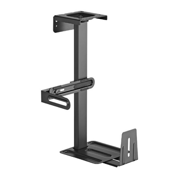 Picture of Multifunctional Under-Desk Wall Adjustable CPU Holder. 360 Swivel Supports up to 30Kg