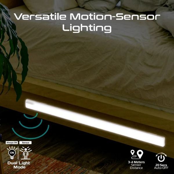Picture of 60cm Rechargeable Light Strip with Motion Sensor. 2000mAh Battery Up to 3 Hours