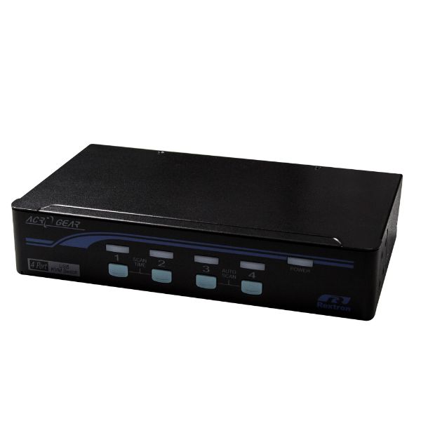 Picture of 1-4 USB Automatic KVM Share 1x Keyboard Video /Mouse w/ 4x CPU''s via the VG