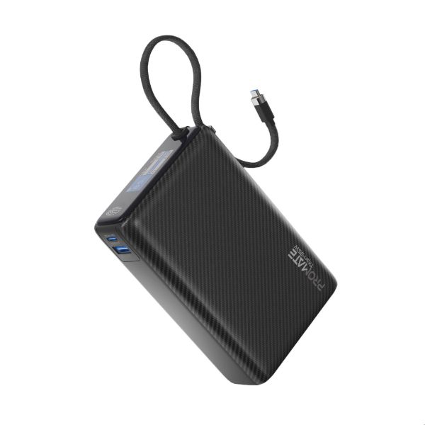 Picture of 20000mAh Ultra Compact 35W SuperSpeed Power Bank with Built-in USB-C Cable