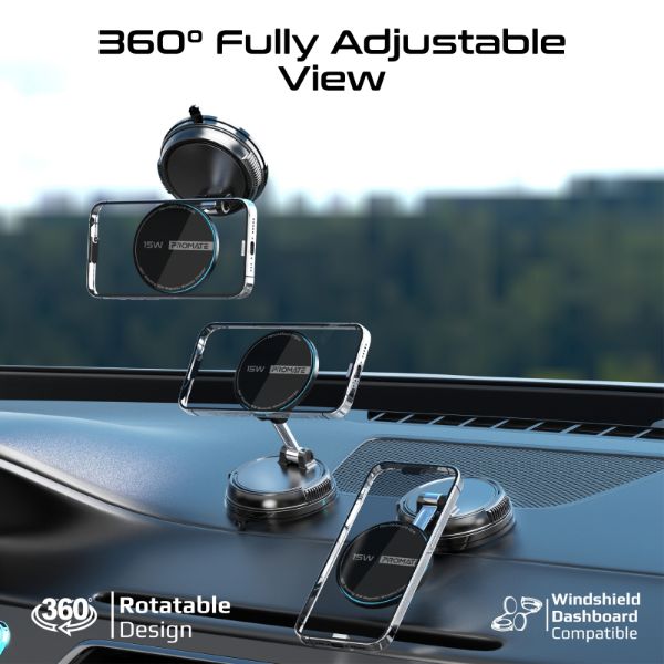 Picture of SecureGrip 360 Cradleless 15W MagSafe Compatible SmartPhone Charger Mount