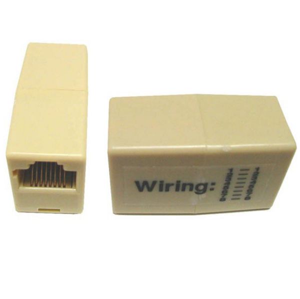 Picture of Voice Rated RJ45 8C Joiner 2-Way (2x RJ45 Sockets) Not to be used on Data Network