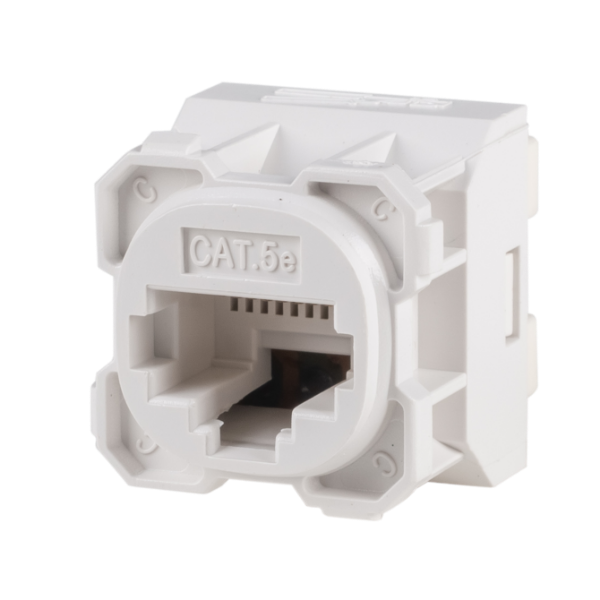 Picture of Cat5e RJ45 Jack for AMDEX Face Plates. T586A Wiring Only Recommended for use w/ RJ45