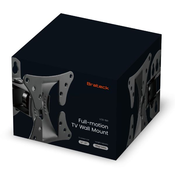 Picture of 13''-27'' Monitor wall mount Pivot tilt & swivel Supports VESA