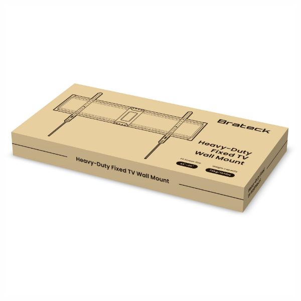 Picture of 43''-95'' Fixed Slim TV Wall Mount Supports Up to 75Kgs Automatic Spring Locks