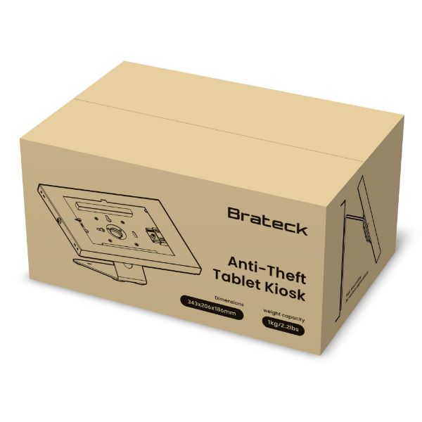 Picture of Anti-Theft Enclosed Wall Mount Countertop Tablet Kiosk Anti-skid Pad Prevent Scraches