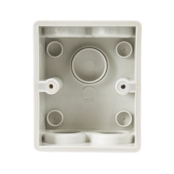 Picture of Weatherproof Single IP53 Outlet. Grey Heavy Duty 10A