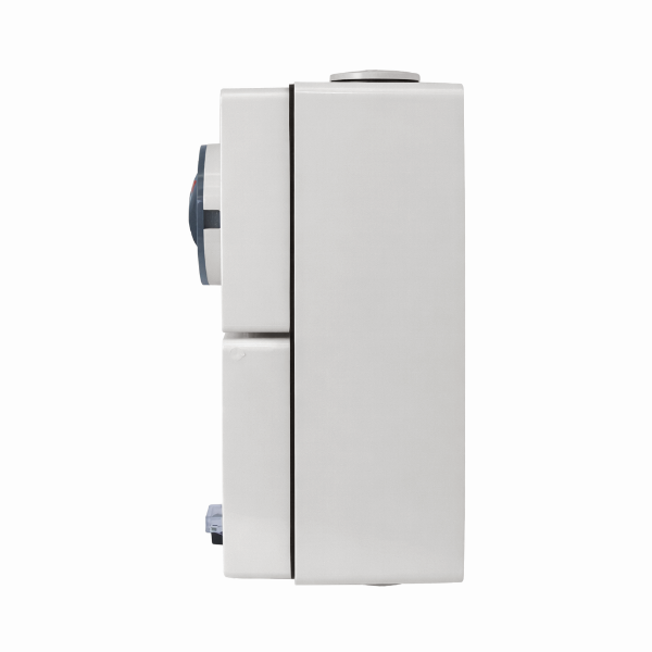 Picture of Switched Outlet 5 Pin 10A Round IP66 Stainless Steel cover fastening