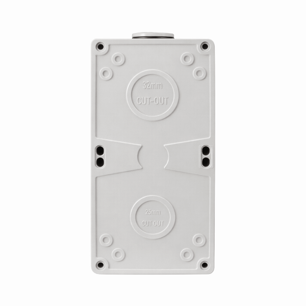 Picture of Switched Outlet 5 Pin 10A Round IP66 Stainless Steel cover fastening