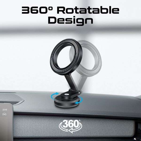 Picture of MagGrip 360 Cradleless Foldable Magnetic Ring phone Holder- Black