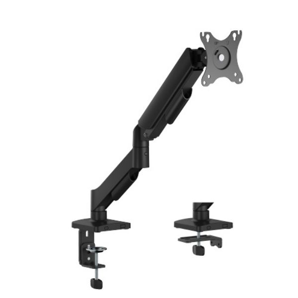 Picture of 17"-32" Single Monitor Mechanical Spring Monitor Arm. Max Load 9Kgs,  Black
