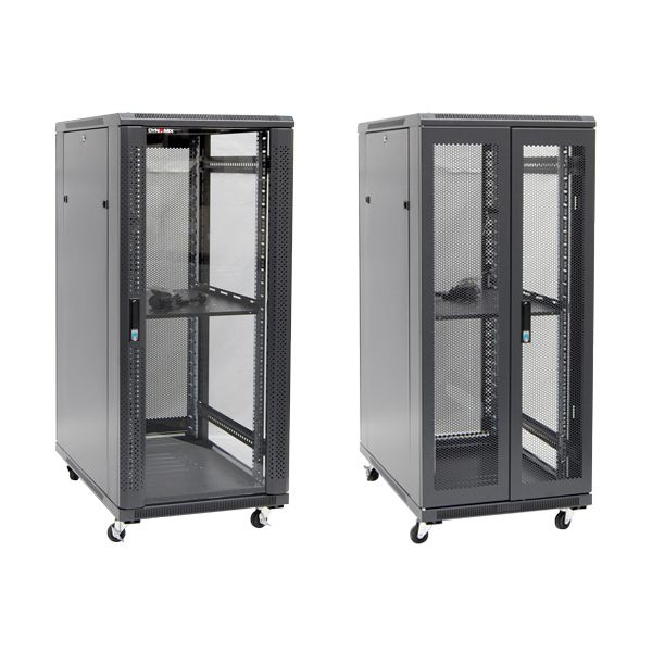 Picture of 27RU Server Cabinet 800mm Deep (600 x 800 x 1410mm) 1x Fixed Shelf 4x Fans
