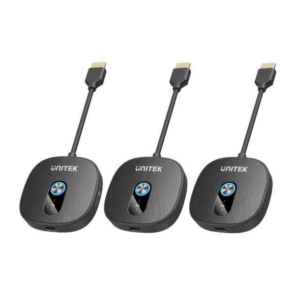 Picture of Wireless 1080p HDMI Transmitter with 2x Receivers Supports Dual Screen Mirroring