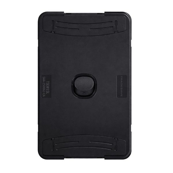 Picture of Sleek 16A 2-Way Vertical 1 Gang Switch. Flame Resistant. Matt Black