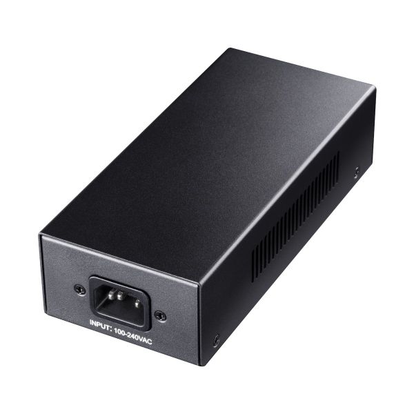 Picture of 90W Gigabit PoE+ Injector 100m Transmission, Power LED, 802.3at/af.
