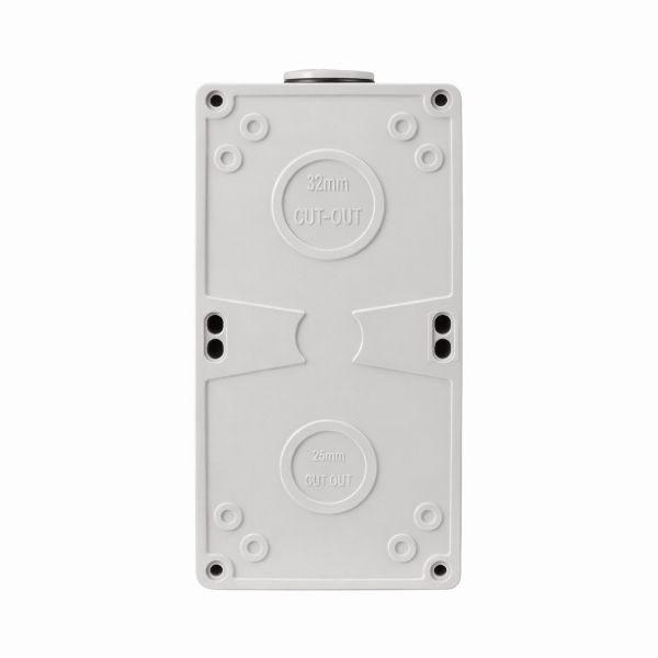 Picture of Switched Outlet 5 Pin 20A Round IP66 Stainless Steel cover fastening