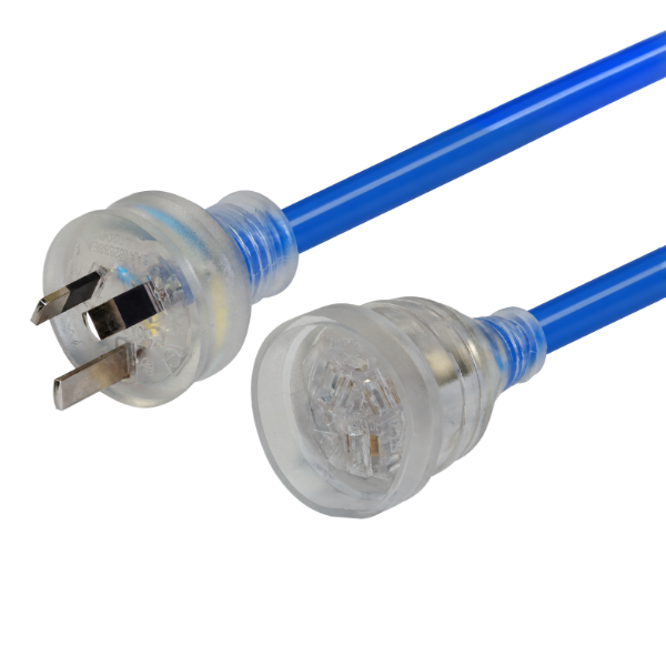 Picture of 20m Extension Lead 15A Extra Heavy Duty Industrial 3 Core 1.5mm Cable Blue