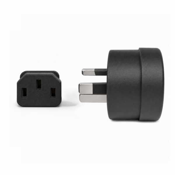 Picture of 3m 3-Pin TAPON Ended Plug to IEC C13 Connector 10A SAA Approved Power Cord.