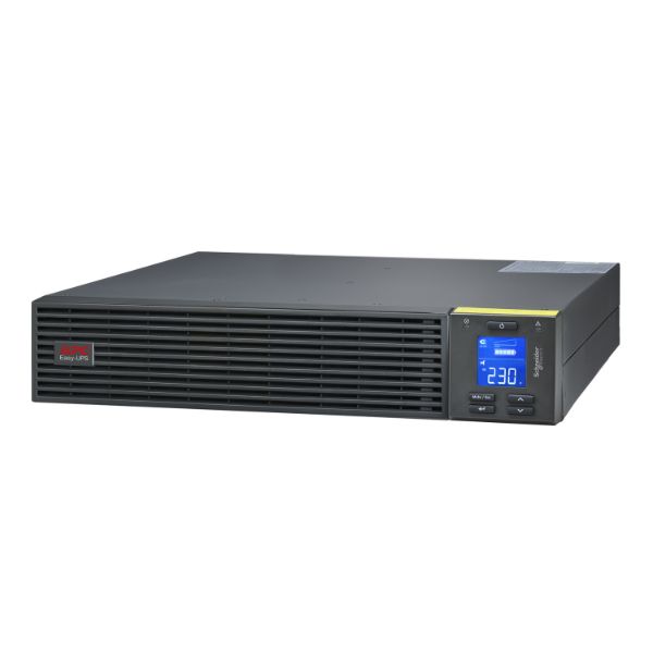 Picture of Easy UPS On-Line, 1000VA/900W, Rackmount 2U, 230V, 3x IEC C13 Intelli Card Slot, LCD