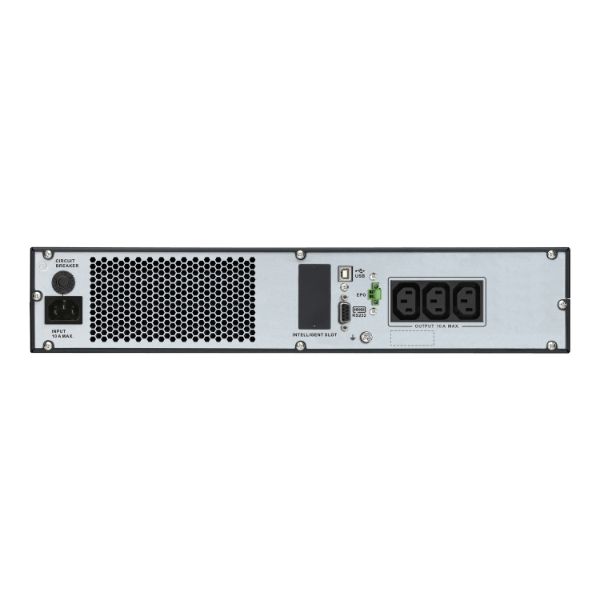 Picture of Easy UPS On-Line, 1000VA/900W, Rackmount 2U, 230V, 3x IEC C13 Intelli Card Slot, LCD