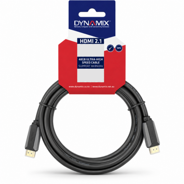 Picture of 1.5m HDMI 2.1 Ultra-High Speed 48Gbps Cable. Supports 8K@60Hz. Supports Dolby HD