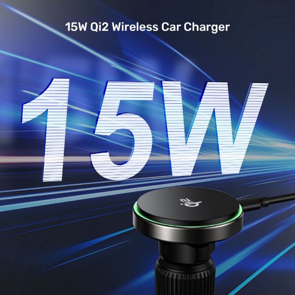 Picture of Qi2 Magnetic Wireless Car Charger