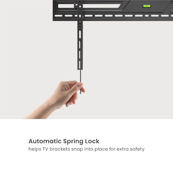 Picture of 50''-100'' Tilt Slim TV Wall Mount Supports Up to 75Kgs Automatic Spring Locks