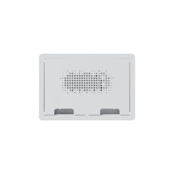 Picture of Recessed Entertainment Box with Lid 400x278x100mm 10kg Weight Cap, White