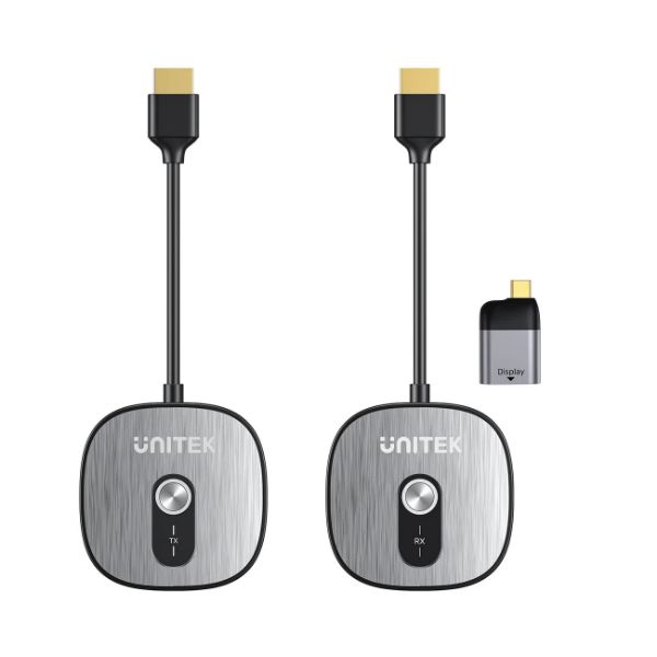 Picture of 4K30Hz Wireless HDMI Transmitter & Receiver Bundled with USB-C to HDM Adapter