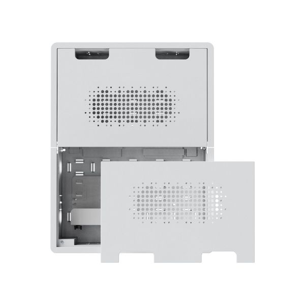 Picture of Recessed Entertainment Box with Lid 500x386x100mm 10kg Weight Cap, White