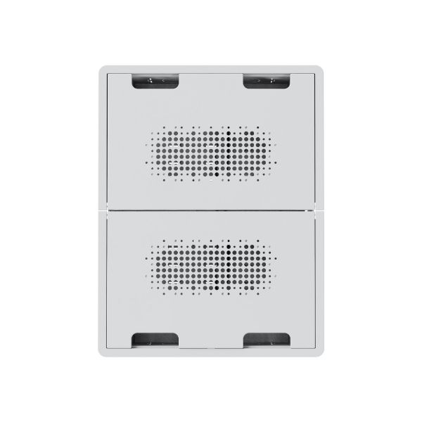 Picture of Recessed Entertainment Box with Lid 500x386x100mm 10kg Weight Cap, White