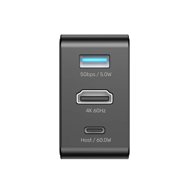 Picture of Travel Tri Pro 65W 3-in-1 GaN Charger Hub. with Interchangeable Plugs