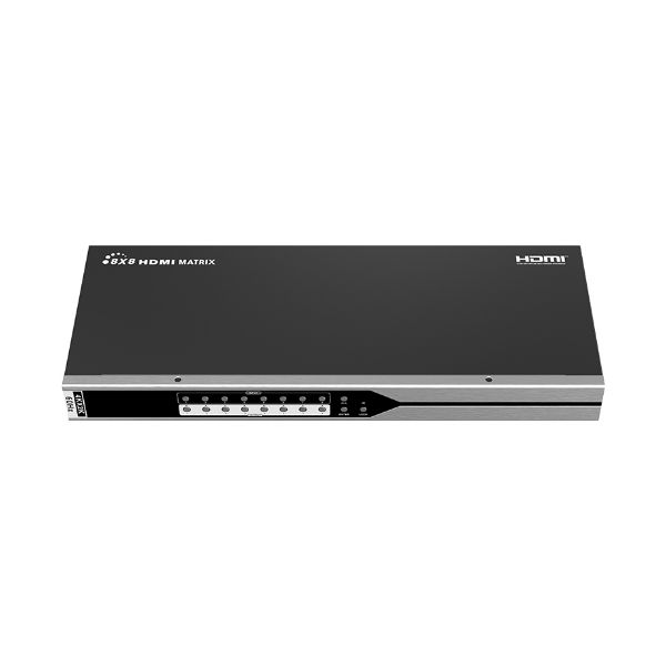 Picture of 4K 8-In-8-out HDMI Matrix Switcher. Supports 4096x2160 60Hz UHD Res