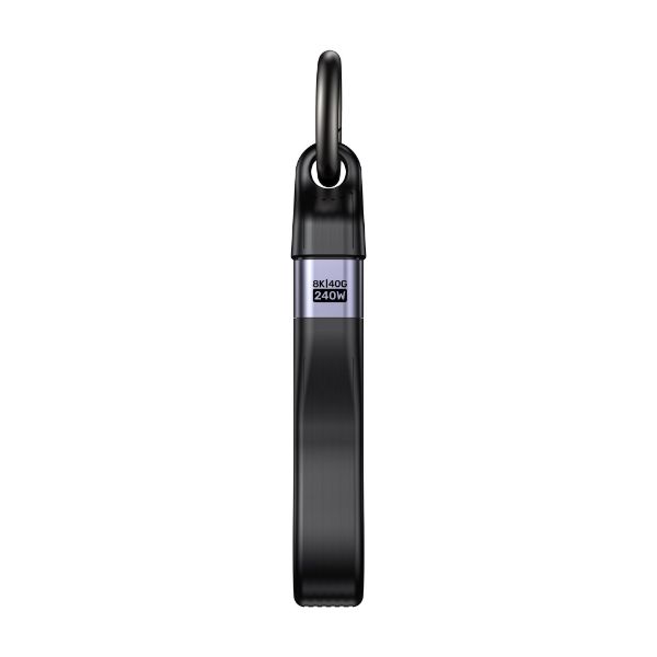 Picture of USB-C Keychain Cable Supports PD240W & 8K@60Hz and Up to 40Gbps. Length 13cm