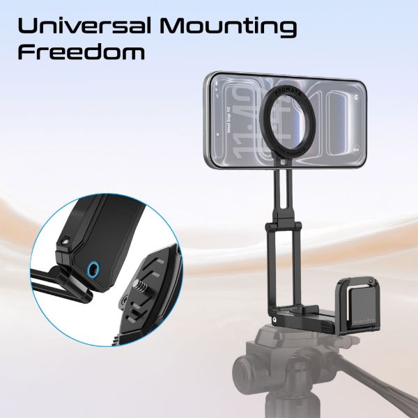 Picture of Multi-Function Magnetic Smart Phone Mount & Stand. 360 Rotation Arm, Ring Plate Inc