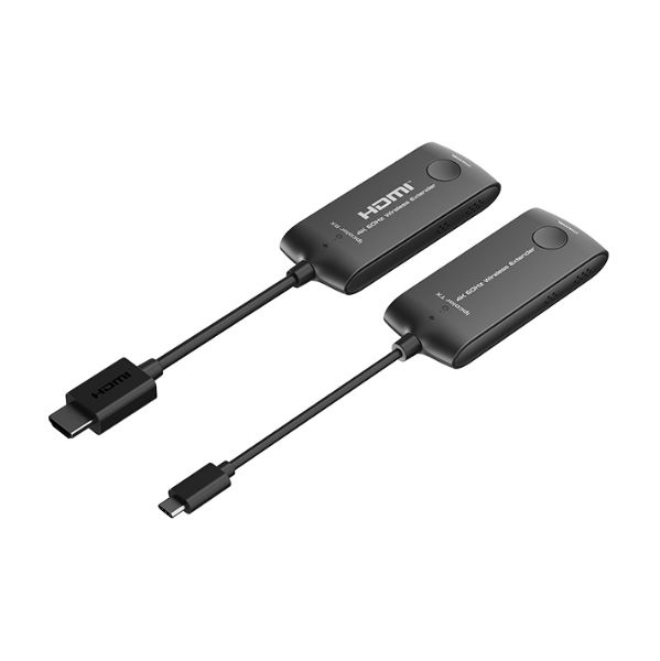 Picture of 4K Mini Wireless USB-C to HDMI Extender up to 4K@60Hz for 20m. Low Latency