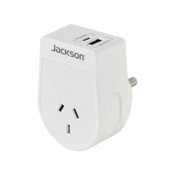Picture of Move Outbound South Africa 20W USB-A + USB-C Travel Adaptor