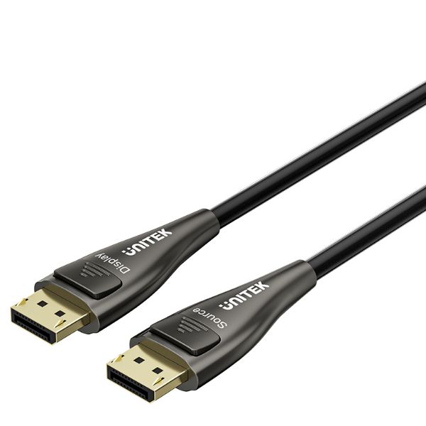 Picture of 15M Ultrapro DisplayPort Active Optical Cable. Up to 8K@60Hz & 4K@120Hz.