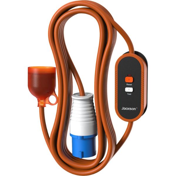 Picture of Inline RCD 15 Meter Power Cord with Camping Plug